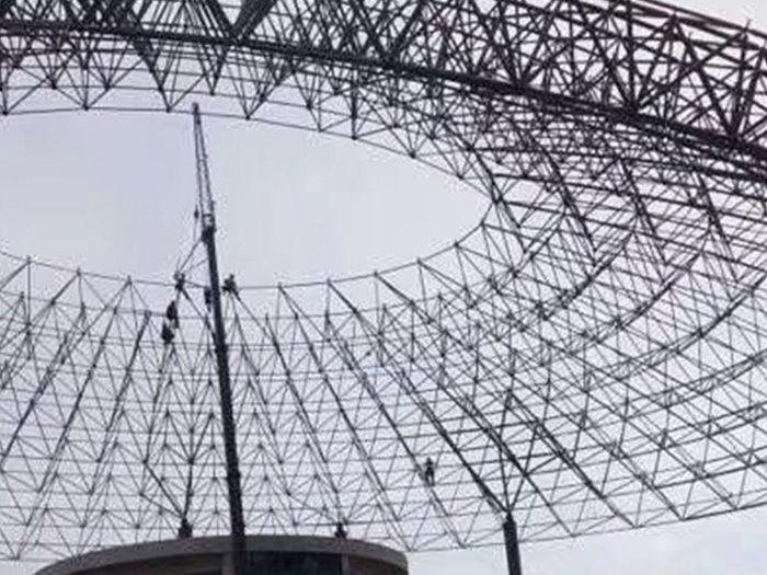 德阳篮球馆球形网架厂家价格