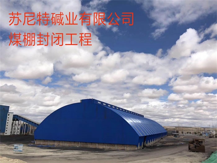 德阳碱业有限公司煤棚封闭工程
